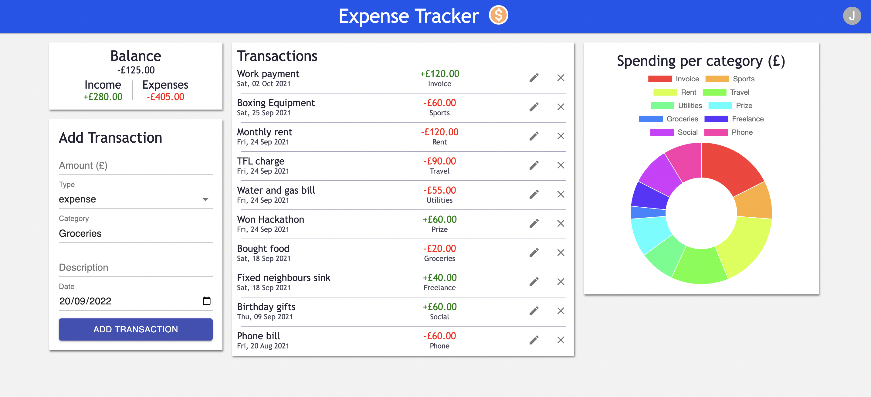 Expense Tracker